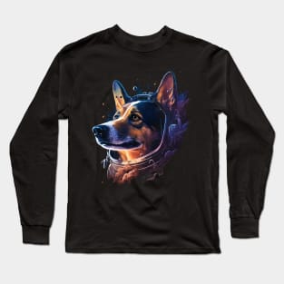 space dog Long Sleeve T-Shirt